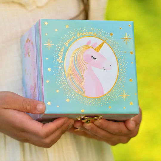 Unicorn Детска Кутия За Бижута Лилава