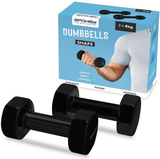 Spokey Shape Set Haltere din Vinil 2 x 4kg