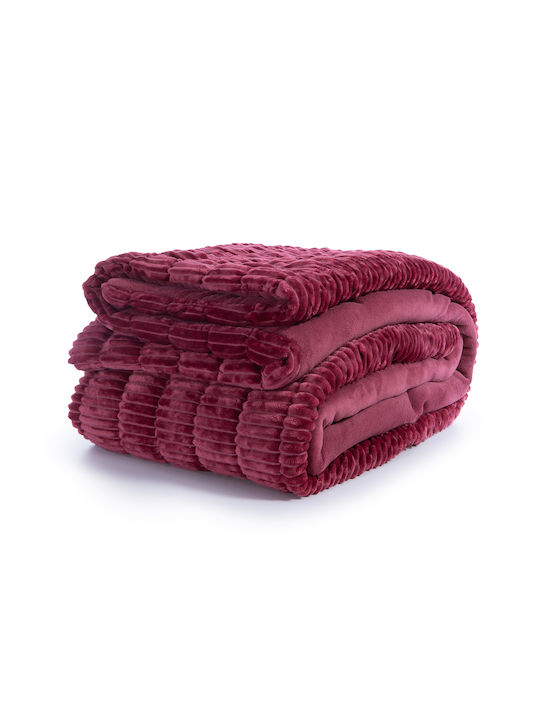 Nef-Nef Homeware Duvet Cover Queen 220x240cm Compose Red 180 GSMGsm