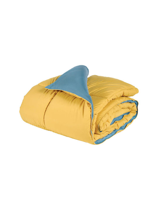 Das Home Duvet Queen with Microfiber Filling 220x240cm 9644 Yellow 10.5 togs Togs