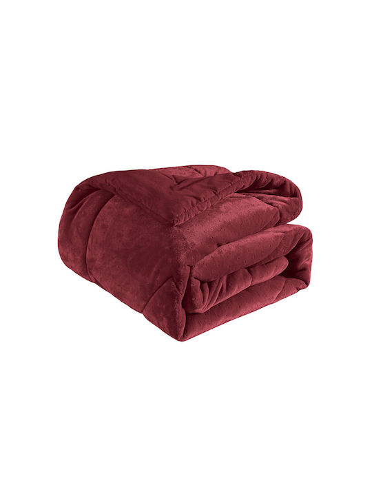Guy Laroche Duvet Cover Queen 240x260cm Drops Wine 660 GSMGsm