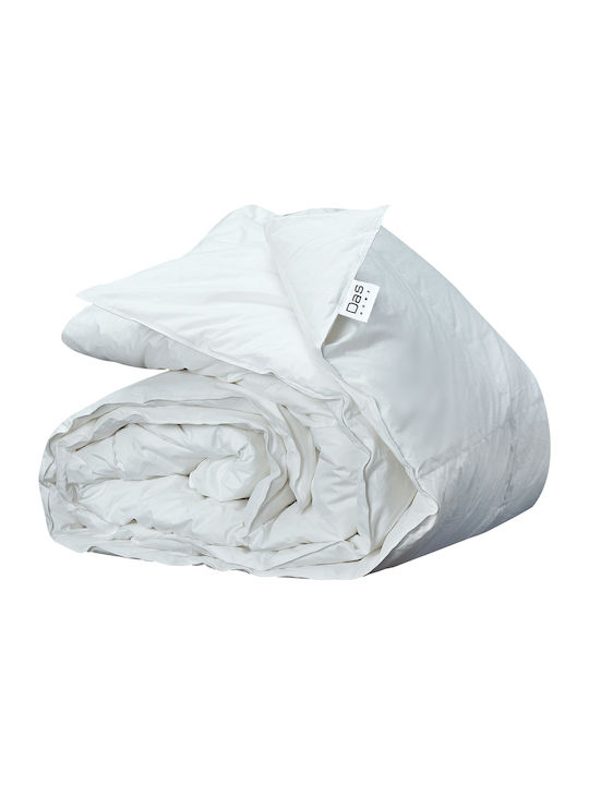 Das Home Bettdecke Einzelbett Daunen 160x220cm Classic 6040 Weiß 9 togs Togs