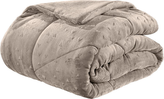 Guy Laroche Husă de pătură Single 160x220cm Bolero Natural