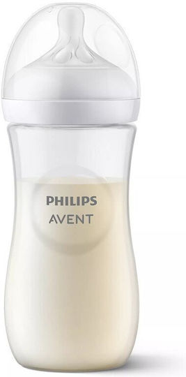 Комплект 2 Антиколик Бутилки Philips Avent Natural Response 330 Мл 3 Месеца+ + 4 Биберона със Среден Поток Поток 4 3 Месеца+