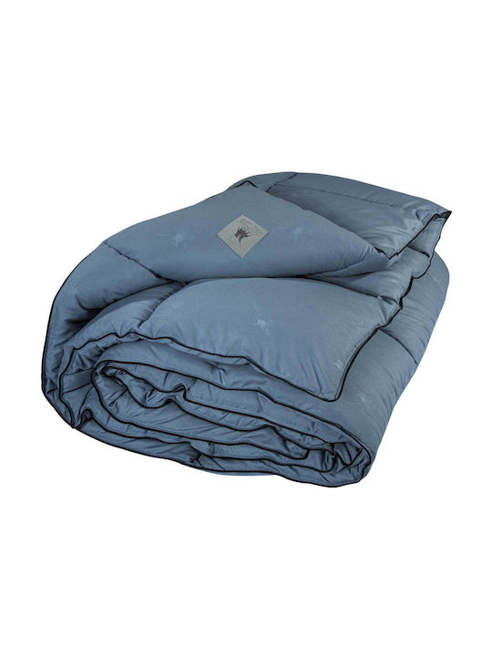 Greenwich Polo Club Duvet Single with Microfiber Filling 160x240cm 4446 Dusty Blue 550 GSMGsm 10.5 togs Togs