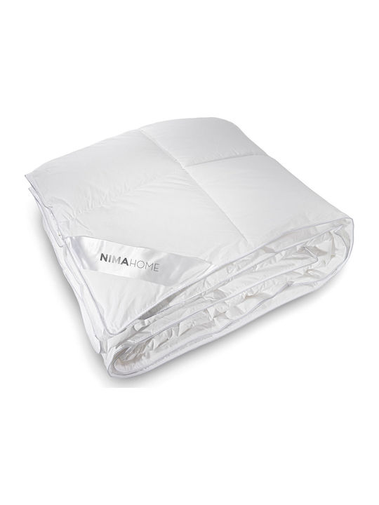 Nima Πάπλωμα Υπέρδιπλο Πουπουλένιο 240x260εκ. Goose Λευκό 580 GSM 11.5 togs