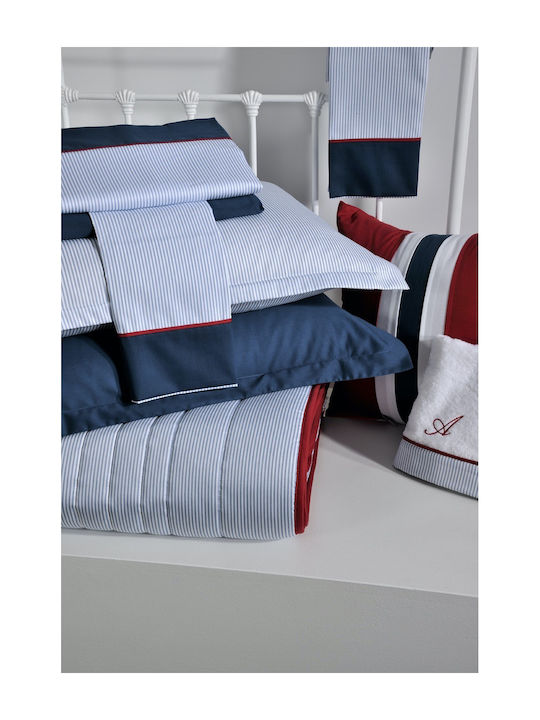 Down Town Home Bettdecke Großes Doppelbett 235x250cm 700 Blue