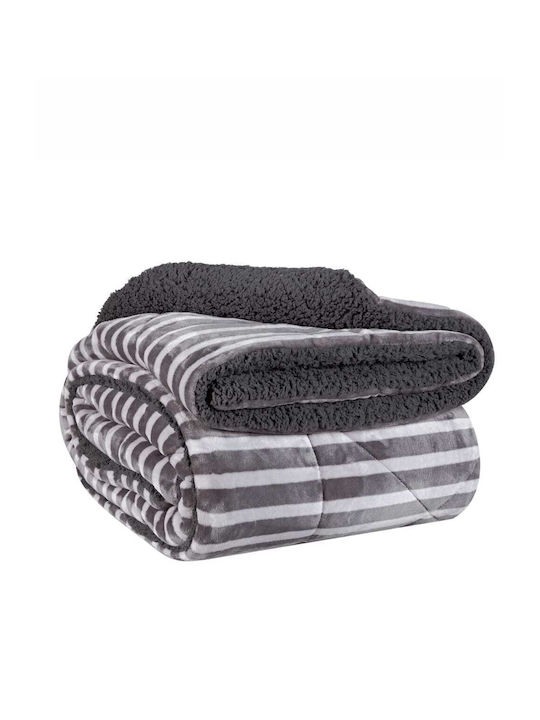 Kentia Πάπλωμα Μονό 160x220εκ. Charlotte 22 Γκρι