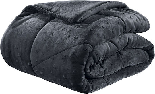 Guy Laroche Комбинирано одеяло Единично 160x220бр Bolero Въглерод 640 г/м²Gsm