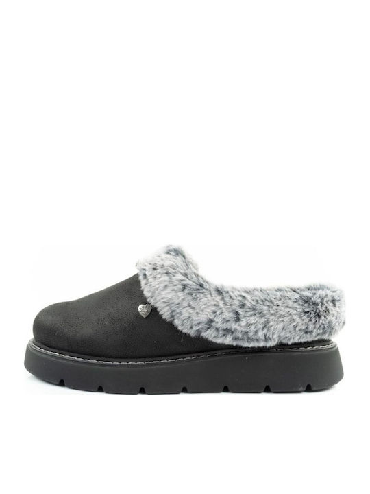 Cozy Blend Winter Women's Slippers Black