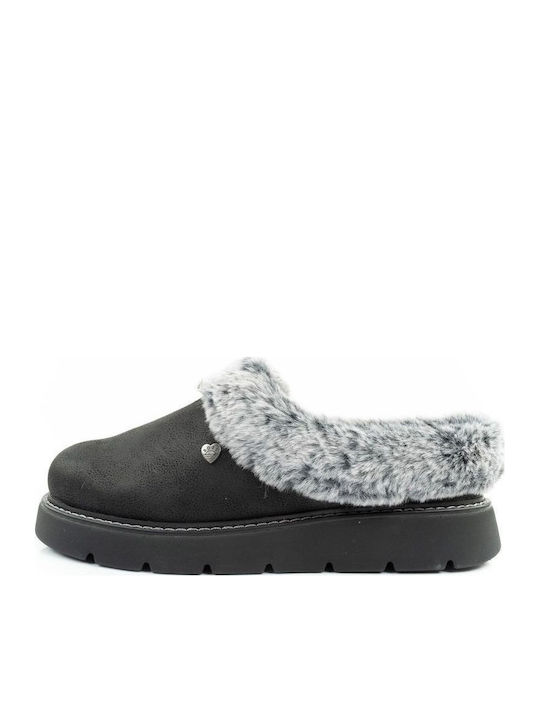 Cozy Blend Winter Women's Slippers Black