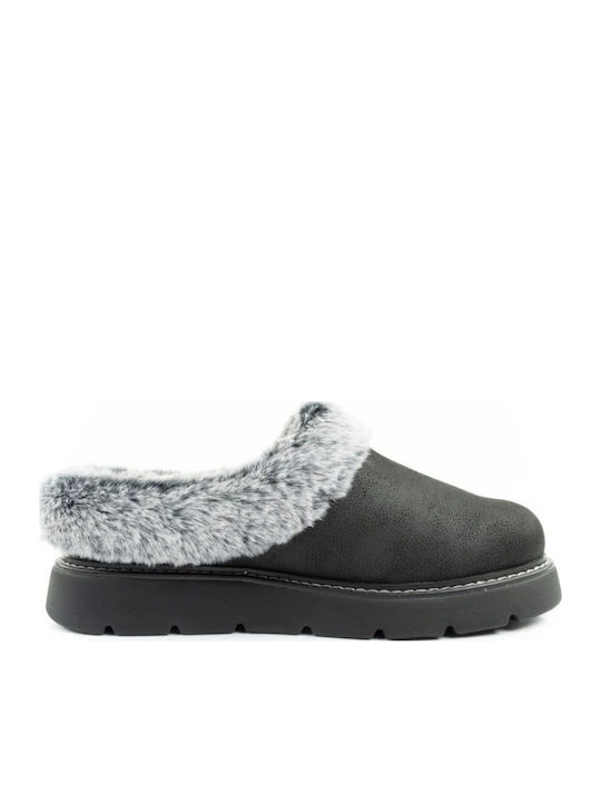 Cozy Blend Winter Women's Slippers Black
