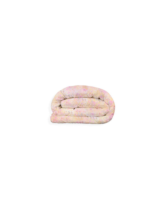 HappyNest Bettdecke Doppelbett Daunen 200x220cm Rosa