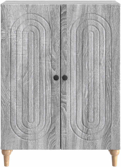 Μπουφές Ξύλινος Γκρι Sonoma 66x34.5x90cm