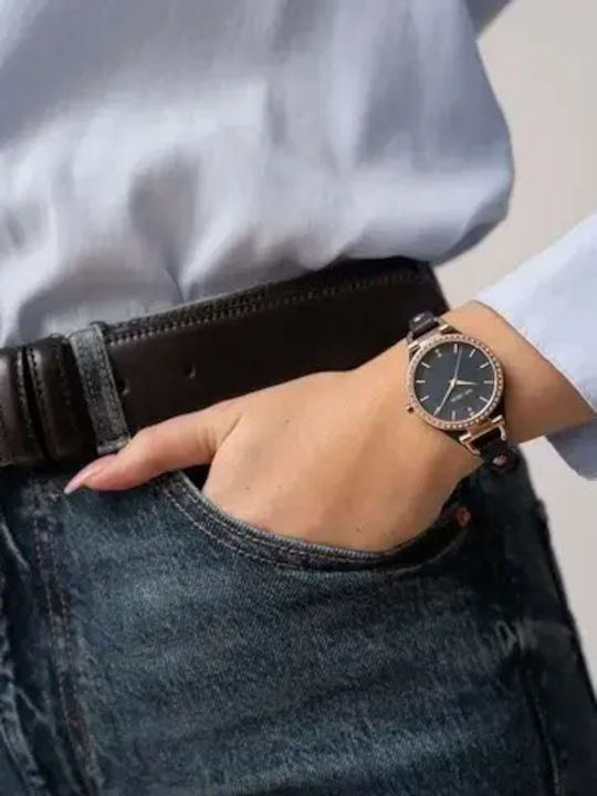 Paul Lorens Γυναικείο Ρολόι 32mm Μπαταρίας Navy Μπλε
