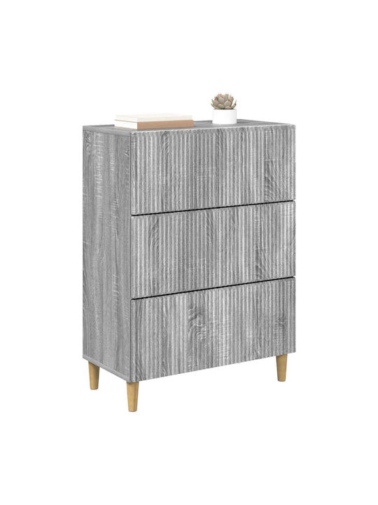 Comodă Dormitor Lemn Gri Sonoma 66x34.5x90cm