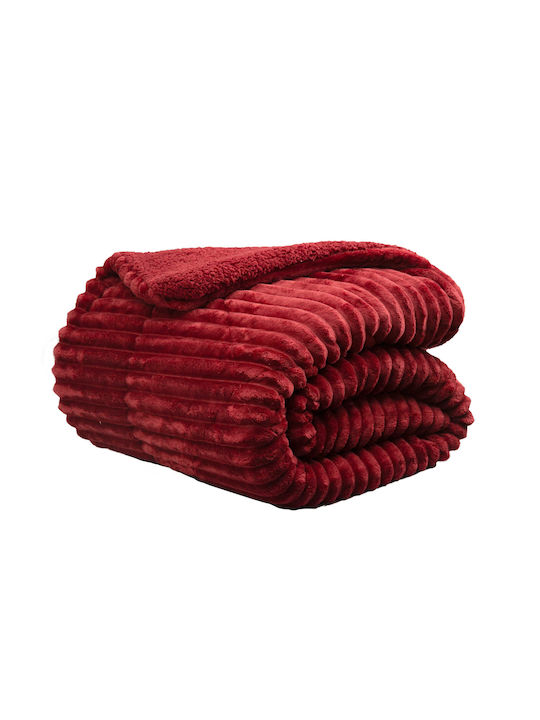 Epavlis Homeware Duvet Cover Single 160x240cm Σχ.3011 Bordeaux