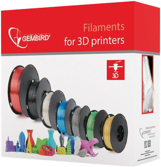 Gembird PLA 3D Drucker Filament 1,75mm Gelbe 1kg 1 Stück (Spule)