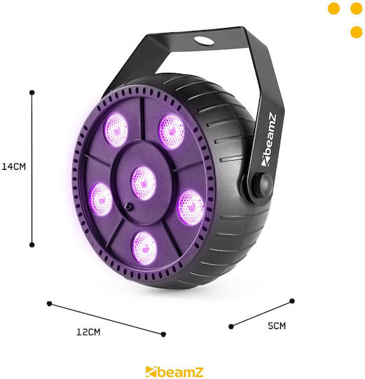 BeamZPro Φωτορυθμικό LED PAR PLP14 PartyPar UV