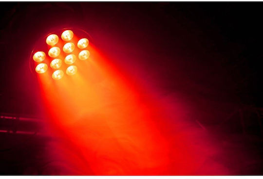 BeamZPro Bewegtes Licht LED DMX BT300 FlatPAR 12X 10W 6-IN-1 LEDS RGBWA / UV