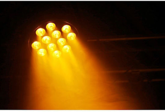 BeamZPro Bewegtes Licht LED DMX BT300 FlatPAR 12X 10W 6-IN-1 LEDS RGBWA / UV