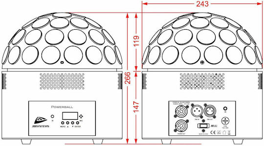 Jb Systems Moving Light LED Warm White Cold White