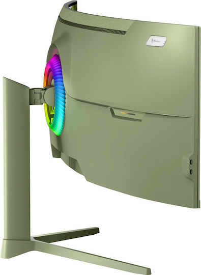 Arozzi Nova Gebogener Monitor 49" 5440x1440 165Hz mit Reaktionszeit 4ms GTG Grüne