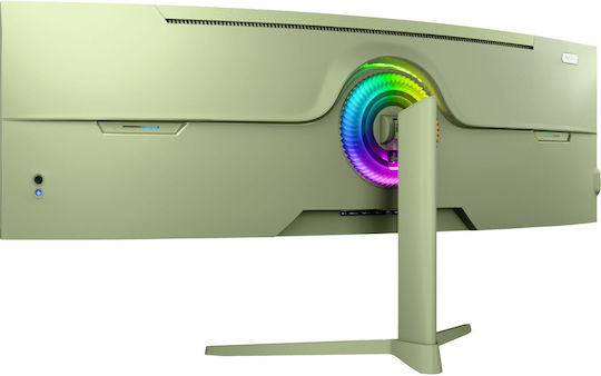 Arozzi Nova Gebogener Monitor 49" 5440x1440 165Hz mit Reaktionszeit 4ms GTG Grüne