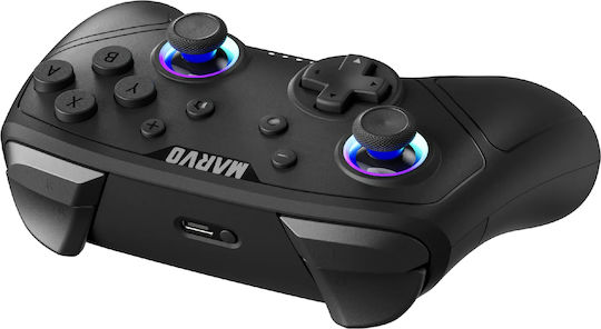 Marvo GT-80 Pact 60 Wireless & Wired Gamepad for Android / PC / PS4 / Switch / iOS Black