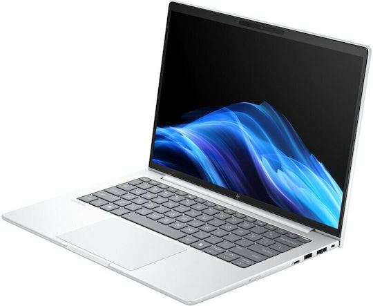 HP EliteBook 8 G1i 14 Zoll IPS QHD+ (Ultra 7-258V/32GB/1TB SSD/W11 Pro) Gletscher Silber (Englisch US Tastatursprache)