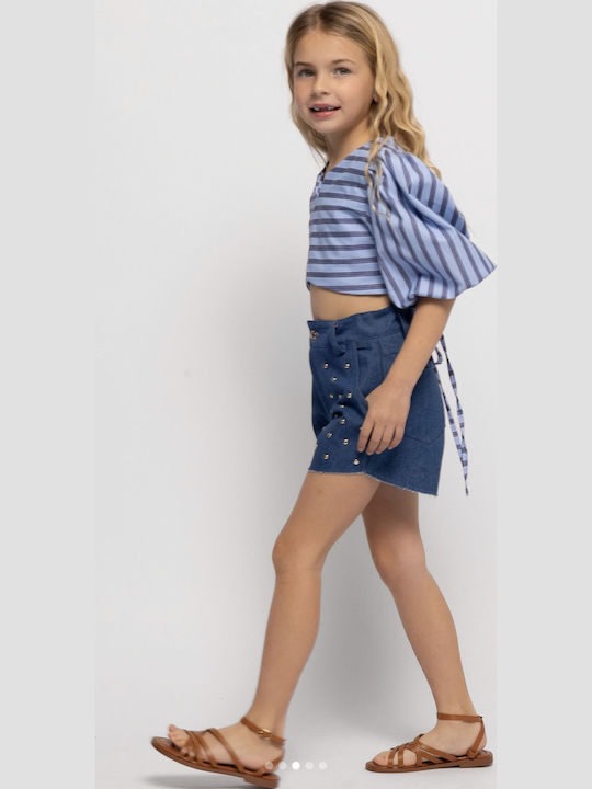 Παιδικό Crop Top Μπλε