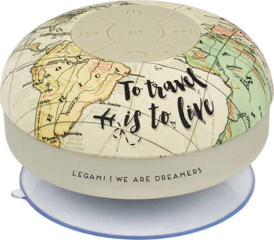 Legami Milano Travel Ηχείο Bluetooth 3W με Διάρκεια Μπαταρίας έως 2 ώρες Μπεζ