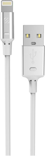 Scosche Regular USB-A la Cablu Lightning Argintiu 1m (I2SRA)