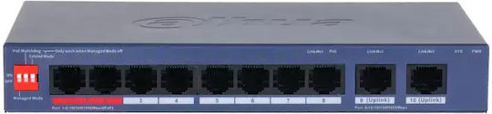 Dahua Managed L2 PoE++ Switch with 8 Gigabit (1Gbps) Ethernet Ports