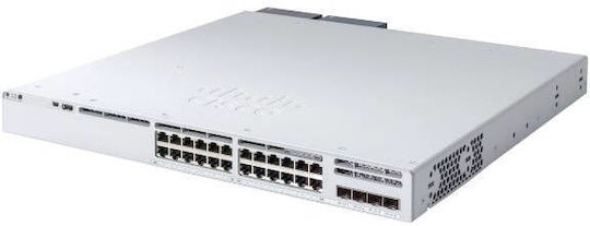 Cisco Catalyst C9300L-24T-4X-A Managed L3 Switch και 24 SFP Θύρες
