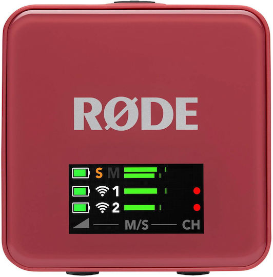 Rode Wireless GO 3RD GEN Set Wireless Microphone Clip On Journalistic in Pink Color