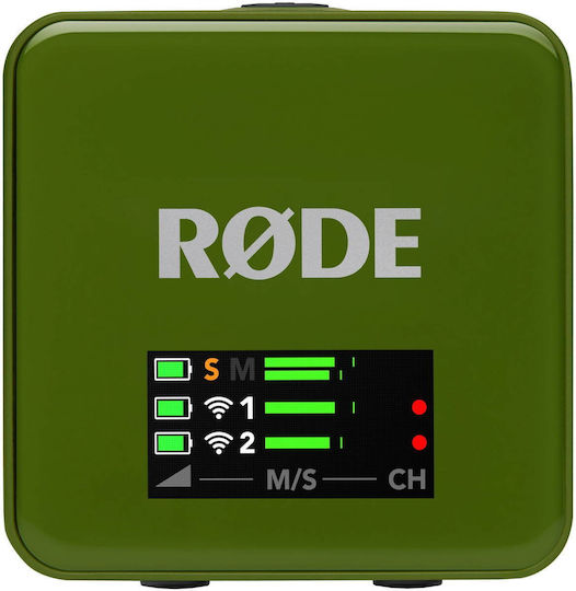 Rode Wireless GO 3RD GEN Set Wireless Microphone Clip On Journalistic in Green Color