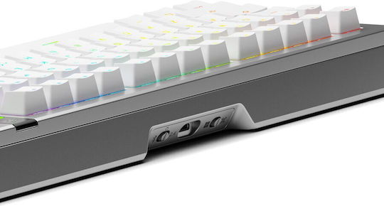Glorious PC Gaming Race GMMK 3 Pro Tastatură Mecanică de Gaming 75% cu Comutatoare Glorious Fox și Iluminare RGB (Engleză SUA) Alb