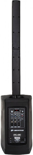 Jb Systems PPC-081 Set with Powered PA Speakers 100W with Woofer 8"