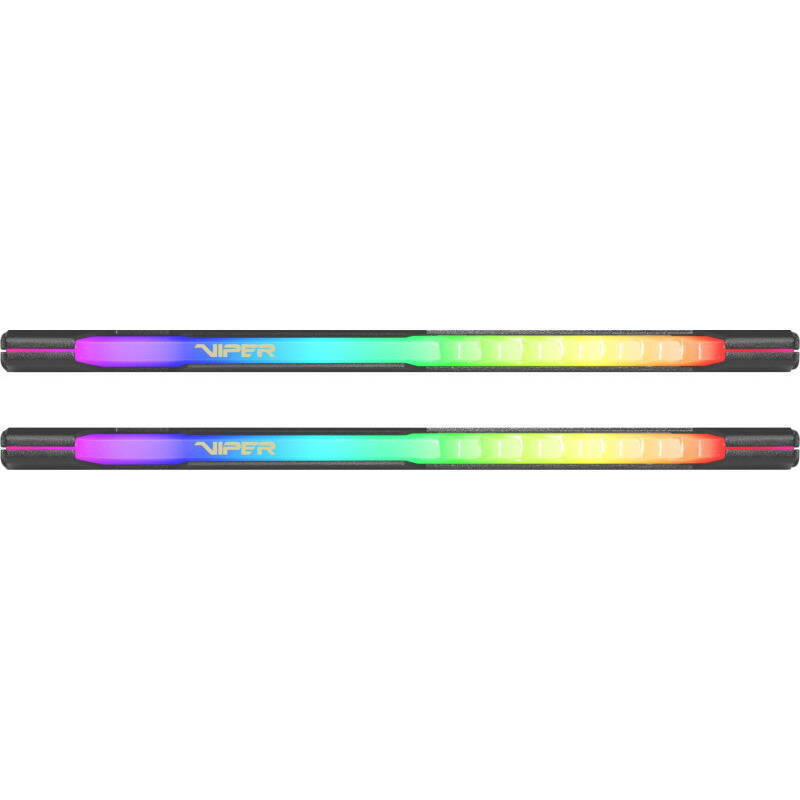 Patriot Viper Steel RGB DDR4 16GB RAM με 2x8GB Modules και Ταχύτητα 3600 για Desktop