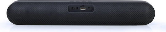 Gembird SPKBT-BAR400L Computerlautsprecher mit Bluetooth und Leistung 10W in Schwarz Farbe