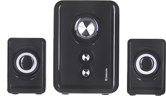 Defender V11 Computerlautsprecher 2.1 mit Leistung 11W in Schwarz Farbe