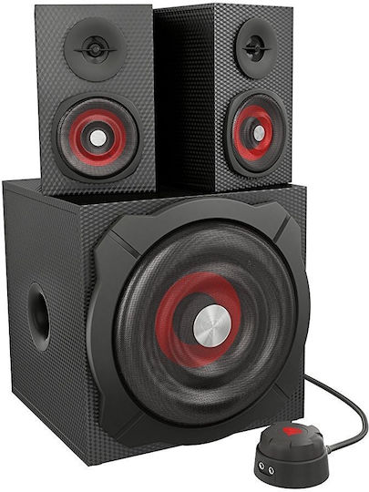 Genesis Helium 610BT Ηχεία Υπολογιστή 2.1 με Bluetooth και Ισχύ 60W σε Μαύρο Χρώμα