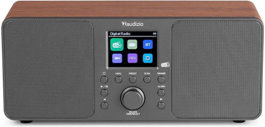 Audizio GENUA Tabletop Radio Electric DAB+ with Bluetooth Dark Grey