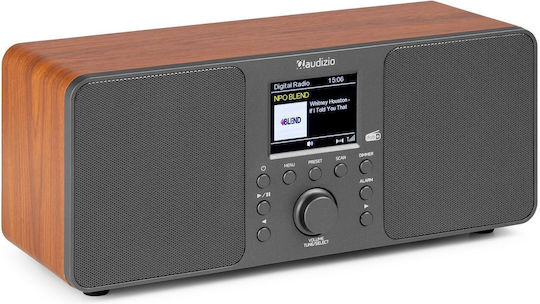 Audizio GENUA Tabletop Radio Electric DAB+ with Bluetooth Dark Grey