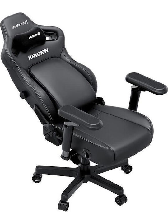 Anda Seat Kaiser 4 V2 XL Καρέκλα Gaming Δερματίνης με Ρυθμιζόμενα Μπράτσα Μαύρη