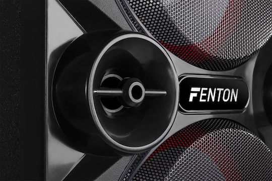 Fenton Караоке Система с Микрофони С Кабел и Светлинни Ефекти LIVE2104 Черен