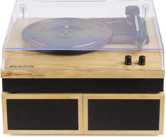 Fenton RP165L DJPIK209 Πικάπ με Προενίσχυση και Ενσωματωμένα Ηχεία Σημύδα