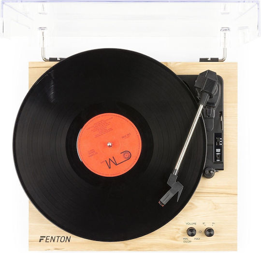 Fenton RP165L DJPIK209 Πικάπ με Προενίσχυση και Ενσωματωμένα Ηχεία Σημύδα