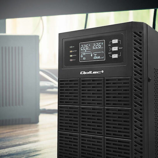 Qoltec UPS On-Line 10000VA 10000W
